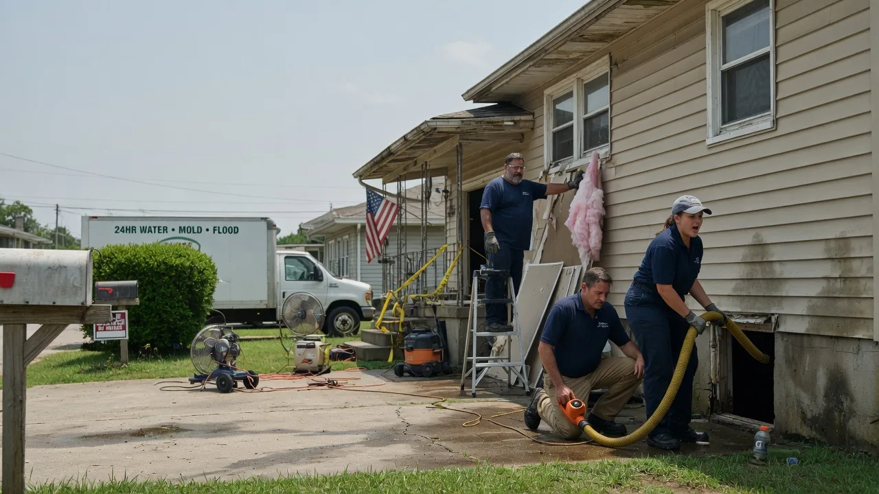 Water Damage Repair in Belmont, LA near me
